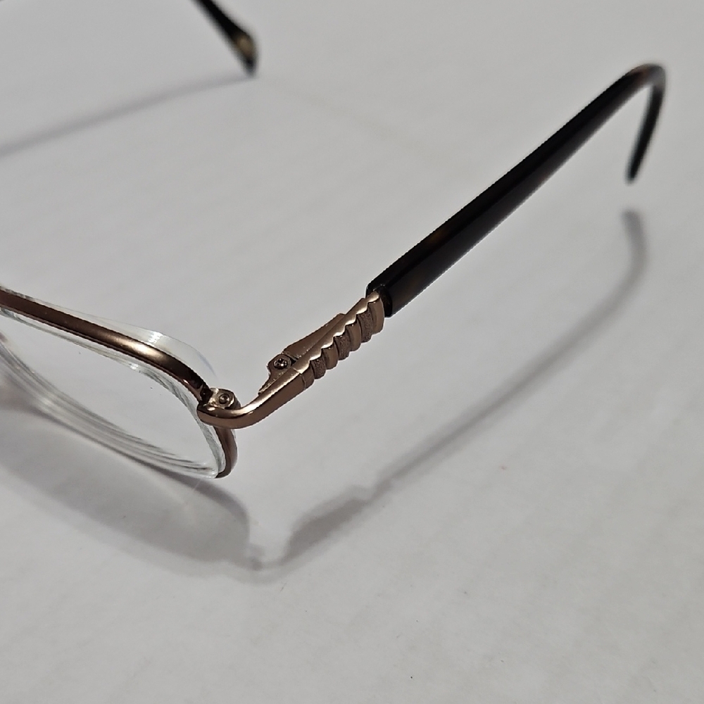 Laura Ashley Rose Tort Titanium 53-15-135 Black &  Gold Eyewear Frames Only